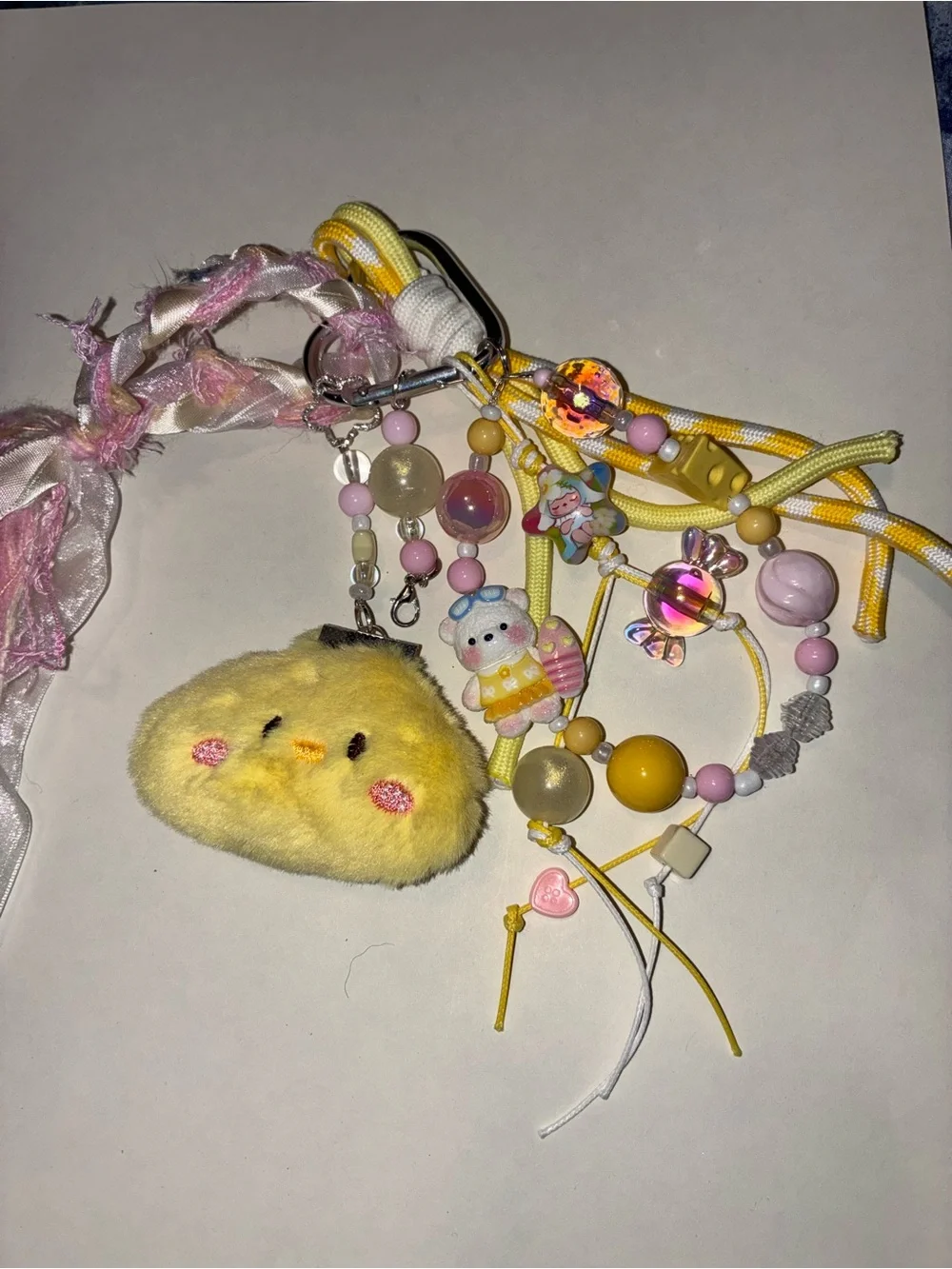 Purse charm Beaded Tassel Keychain Charm
